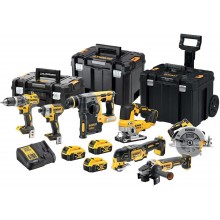 DeWALT DCK755P3T-QW DCD796+DCF887+DCH273+DCG405+DCS570+DCS355+DCS334 (18V/3x5,0Ah) 3xTstak