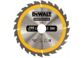 DeWALT DT1944-QZ Kreissägeblatt für Handkreissägen, 190 x 30 mm, 24WZ