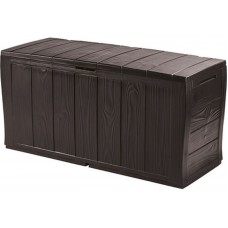 KETER SHERWOOD 270L Garten-Aufbewahrungsbox 117 x 45 x 57,5 cm, braun 17198596