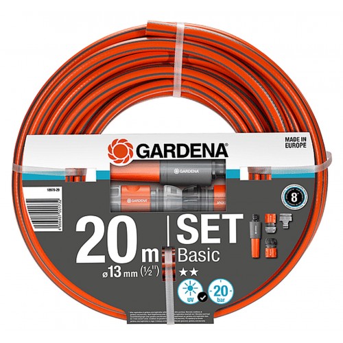 GARDENA Basic Schlauch Set 13 mm (1/2"), 20m 18970-29