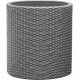 KETER SMALL CYLINDER Pflanzkübel, 28 x 28 x 28,3 cm, silbergrau 17197833