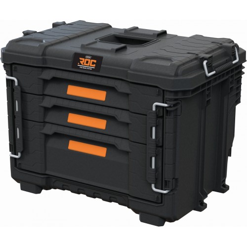 KETER ROC PRO GEAR 2.0 Box mit drei Schubladen 56,5x37,5x41,3 cm 17212468