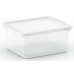 KIS C BOX XXS Aufbewahrungsbox 19,5x16,5x9,5cm 2L transparent