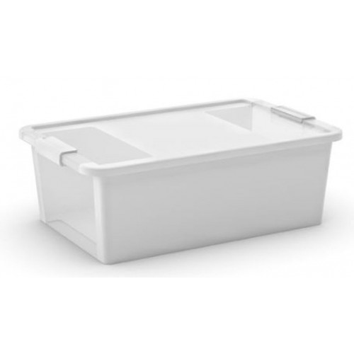 KIS BI BOX M 26L 55x35x19cm weiß/transparent