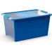 KIS BI BOX L 40L 55x35x28cm blau/transparent