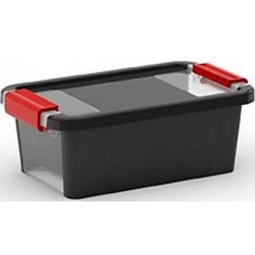 KIS BI BOX XS 3L 26,5x16x10cm schwarz/transparent