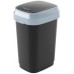 KIS DUAL SWING BIN S 10L Abfalleimer 19x25x33cm schwarz/grau