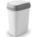 KIS DUAL SWING BIN M 25L Abfalleimer 26x37x47,5cm weiß