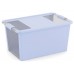 KIS BI BOX L 40L 55x35x28cm blueberry/transparent