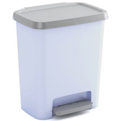 KIS COMPATTA RECYCLING 20+20L Treteimer 38x28x43cm blau