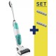 LEIFHEIT Regulus Aqua PowerVac Set Wischsauger + 2 Reinigungswalzen 11922