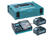 Makita 191J97-1 Set Li-ion XGT 40V 2xBL4040 Akku + DC40RA Ladegerät + Makpac Gr.1