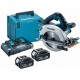 Makita DHS710PT2J Akku-Handkreissäge 190mm, Li-ion LXT (2x5,0Ah/18V) Makpac