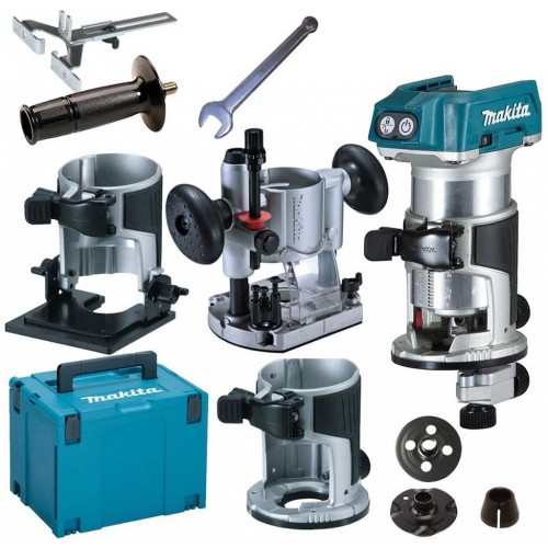 Makita DRT50ZJX2 Akku-Multifunktionsfräse Li-ion LXT 18V, ohne Akku