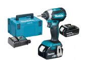 Makita DTD153RTJ Akku-Schlagschrauber 1/4" Li -ion (2x5,0Ah/18V/170Nm) Makpac 2