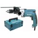 Makita HP2050HJ Schlagbohrmaschine 1,5 -13mm,2-Gang-Getriebe, 720W, Makpac 1