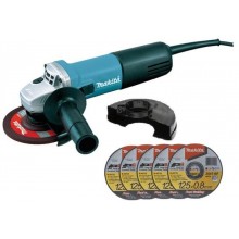 Makita 9558HNRX1 Winkelschleifer (840W/125mm)