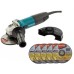 Makita GA5030RX1 Winkelschleifer 125mm, 720W, 5x Trennscheibe 0,8mm 1x Schruppscheibe,