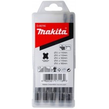 Makita D-00795 SDS-Plus Bohrer-Set für Mauerwerk, 5-teilig, Standmak