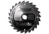 Makita B-32910 Kreissägeblatt für Akku-Handkreissägen, 24 Z