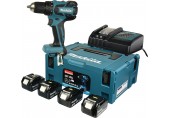 Makita DDF459RF4J Akku-Bohrschrauber (4x3,0Ah/ 18V +DC18RC) MAKPAC