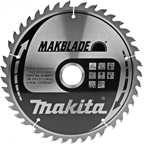 Makita B-08872 Sägeblätt Makblade T.C.T, 216x30mm, 40T