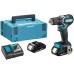 Makita DDF487RAJ Akku-Bohrschrauber Li-ion LXT (2x2,0Ah+DC18RC) +MAKPAC