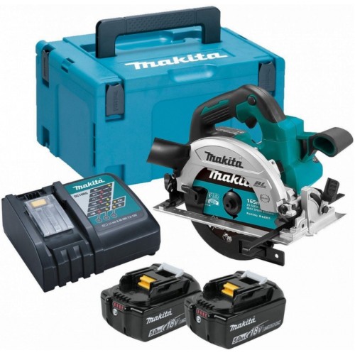 Makita DHS660RTJ Akku-Handkreissäge Li-ion LXT 18V 2x5.0Ah, Makpac