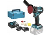 Makita DPV300RTJ Akku Polierer 50/75mm Li-ion LXT 18V/2x5,0Ah, Makpac