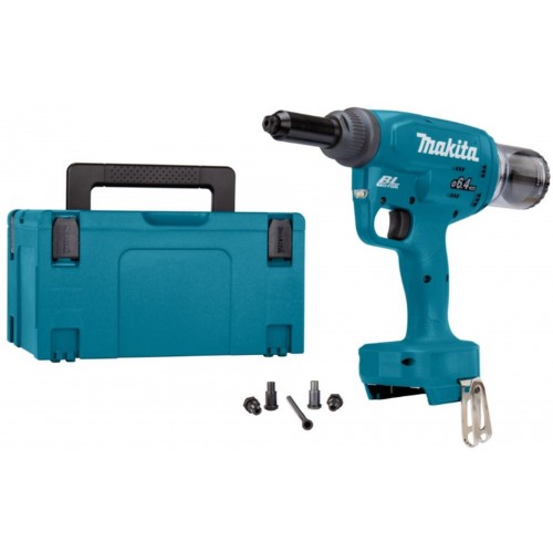 Makita DRV250ZJ Akku Blindnietsetzgerät 18V, ohne Akku, Makpac 3