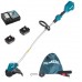 Makita DUR189RFE Akku-Rasentrimmer Li-ion LXT (18V/2x3,0Ah)