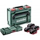 Metabo Basis-Set 4x LiHD 10Ah + ASC 145 DUO + metaBOX 685143000