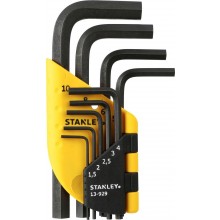 Stanley 1-13-929 9-teiliges Stiftschlüssel-Set, kurz (1,5-10mm)