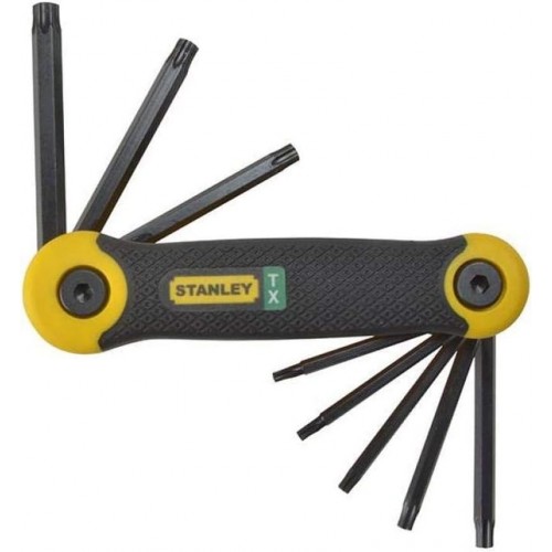 Stanley 2-69-266 8-teiliges Sechskant-Stiftschlüssel-Set, Torx