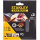 Stanley STA39267-XJ Schleifgitter für Exzenterschleifer 125mm, 1xP80, 1xP120, 1xP240