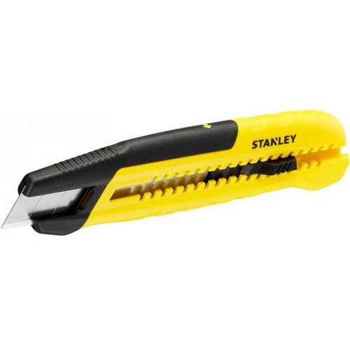 Stanley STHT10489-0 Cuttermesser 18mm mit Schieber und integriertem Klingenbrecher