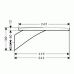 Hansgrohe AXOR Massaud Wanneneinlauf DN20 18473000