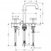 Hansgrohe Axor Citterio 3-Loch Waschtischarmatur mit kurzem Auslauf 39134000