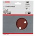 BOSCH Schleifblatt C430, 5er-Pack 150 mm, 240 2608605722