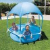 INTEX Pool mit Überdachung und Metallrahmen, 1,83 x 0,38 m, 28209NP