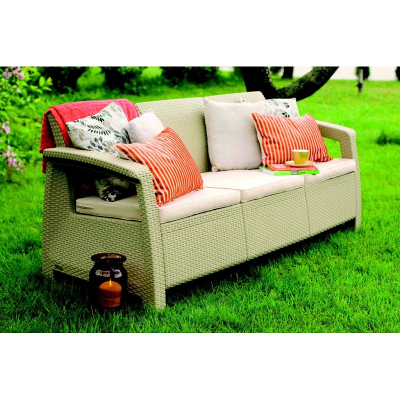 Диван пластиковый corfu love seat max