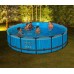 BESTWAY Steel Pro Max Frame Pool 457 x 107 cm, Komplett-Set mit Filterpumpe 561GD