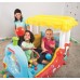 BESTWAY Fisher-Price Dampflok Bällebad 132 x 94 x 89 cm 93537