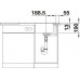 BLANCO AXIA III 45 S-F Silgranit inkl. Holzschneidbrett cafe InFino Ablauf 523198