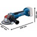 BOSCH GWX 18V-10 P PROFESSIONAL Akku-Winkelschleifer mit X-LOCK 06019J4200