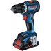 BOSCH GSR 18V-90 C PROFESSIONAL Akku-Bohrschrauber, L-BOXX, 2× 4,0 Ah 06019K6005