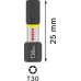 BOSCH PRO Torx Schlagbit, T30, 25 mm, Display, 10 x 25 Stück 2607002807