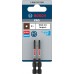 BOSCH PRO Robertson Impact Bit, R1, 55 mm, 2-tlg. 2608522550