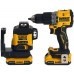 DeWALT DCK2095D2T-QW Akkusatz (DCLE34031N + DCD805 + DCB115 + 2xDCB183) Koffer Tstak