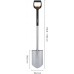 Fiskars Xact Teleskop-Spaten spitz, 110,8 - 130 cm 1066732